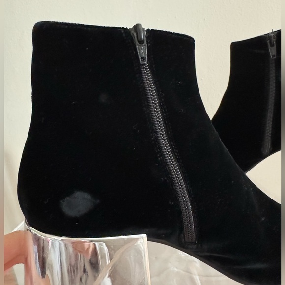 Maison Margiela MM6 Velvet Silver boots black 39 - Picture 12 of 16